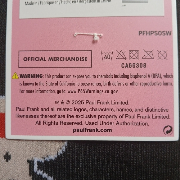 Paul Frank Socks Colorful Checkered Socks Pop Cartoon California Artist - Picture 6 of 7